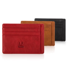 Załaduj obraz w przeglądarce galerii, Etui na karty kredytowe ze skóry