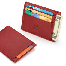 Załaduj obraz w przeglądarce galerii, Etui na karty kredytowe ze skóry