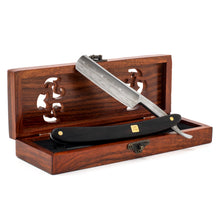Załaduj obraz w przeglądarce galerii, A.P. Donovan Damast - 7/8" Rasiermesser Sandelholz