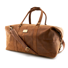 Laden Sie das Bild in den Galerie-Viewer, A.P. Donovan Reisetasche aus Büffelleder | braun
