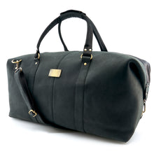 Laden Sie das Bild in den Galerie-Viewer, A.P. Donovan Reisetasche aus Büffelleder | schwarz