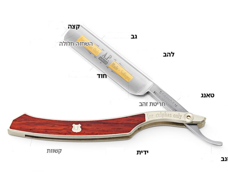 A.P. Donovan straight razor anatomy A.P. Donovan straight razor anatomy