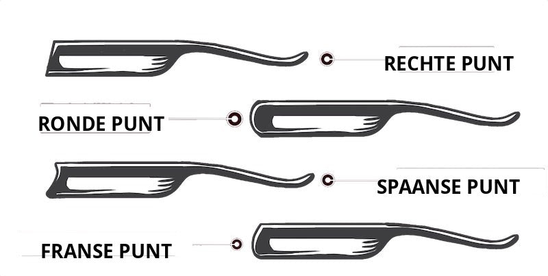 A.P. Donovan straight razor head shapes A.P. Donovan straight razor head shapes