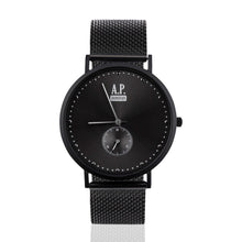 Indlæs billede til gallerivisning Mænds armbåndsur med Milanaise armbånd 41mm