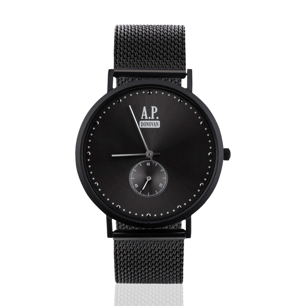 Mænds armbåndsur med Milanaise armbånd 41mm