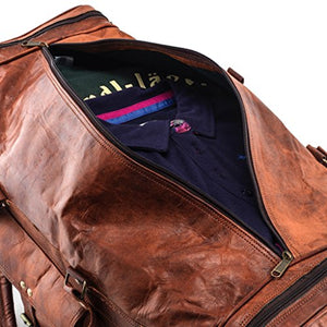 Sac à pied en cuir de chèvre