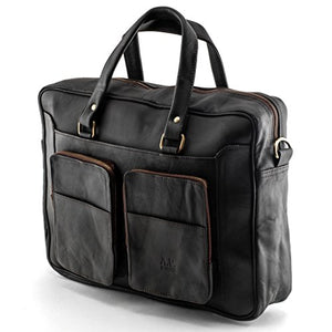 Tasca da taccuino fino a 15 "MacBook realizzato in pelle