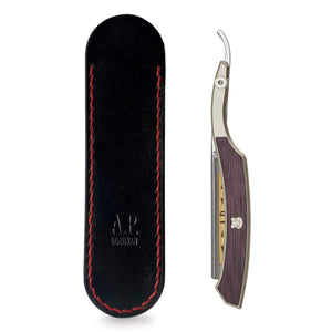 Handgefertigtes Rasiermesser Etui aus Leder