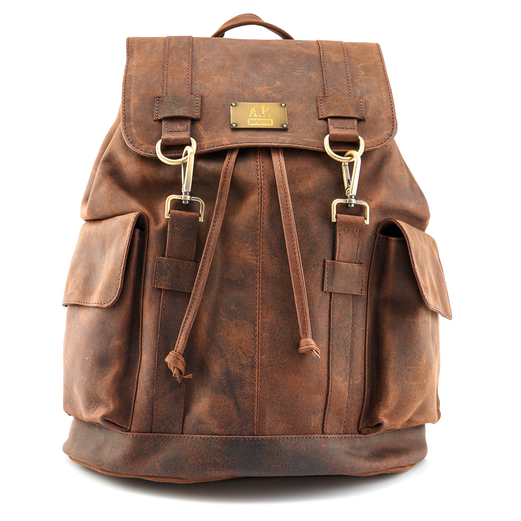 Mochila de cuero 