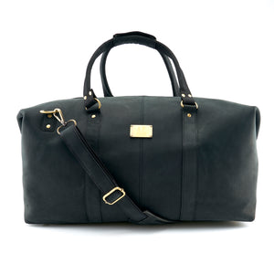 A.P. Donovan Reisetasche aus Büffelleder | schwarz