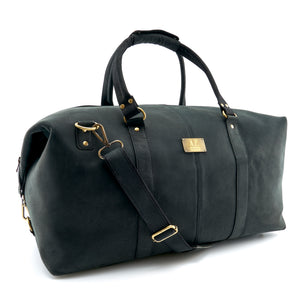 A.P. Donovan Reisetasche aus Büffelleder | schwarz