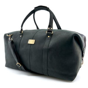 A.P. Donovan Reisetasche aus Büffelleder | schwarz