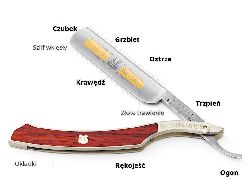 A.P. Donovan straight razor anatomy
